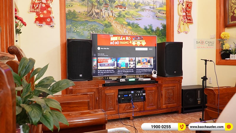 Lắp đặt dàn karaoke hiện đại cho anh Khánh tại Thái Bình