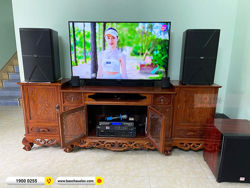 Lắp đặt dàn karaoke cho gia đình anh Minh tại Hà Nội