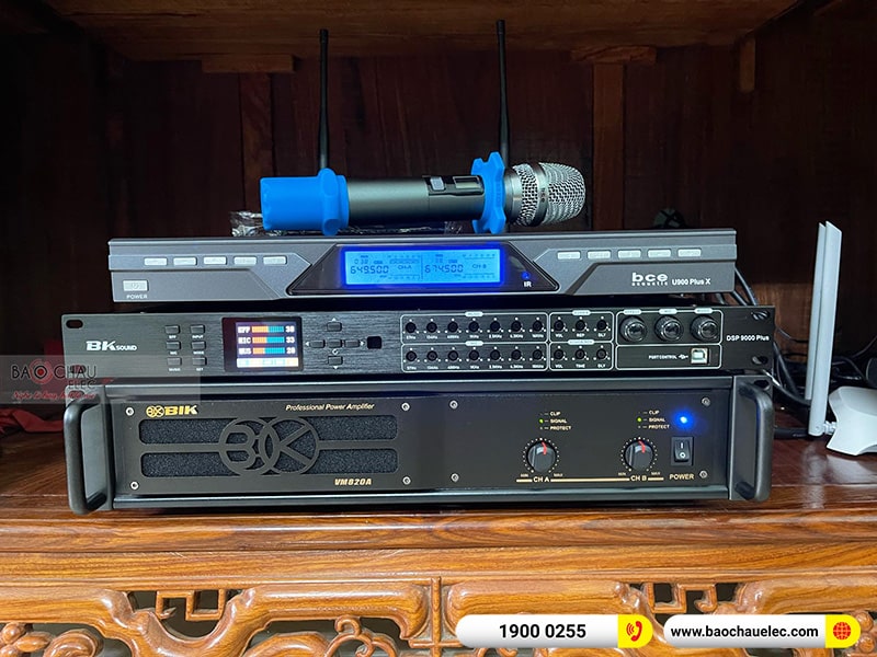 Lắp đặt dàn karaoke cho gia đình anh Minh tại Hà Nội