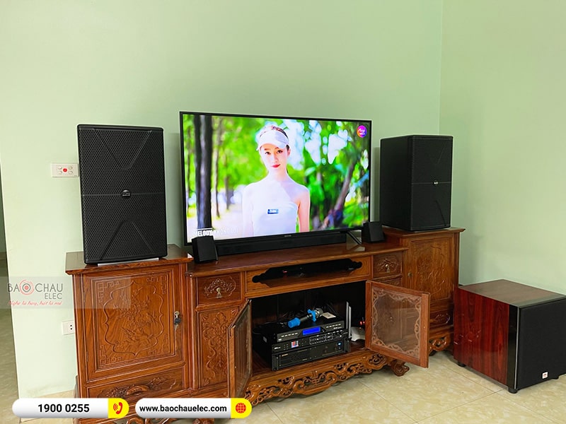 Lắp đặt dàn karaoke cho gia đình anh Minh tại Hà Nội