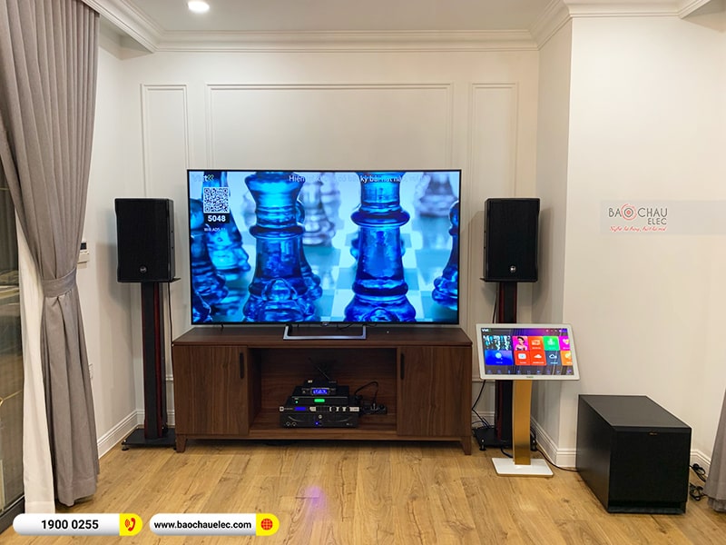 Lắp đặt dàn karaoke cao cấp cho anh Vũ tại Hà Nội