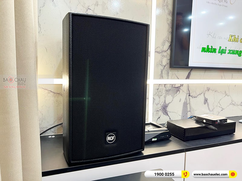 Lắp đặt dàn karaoke RCF cao cấp cho gia đình anh Đạt tại Hà Nội