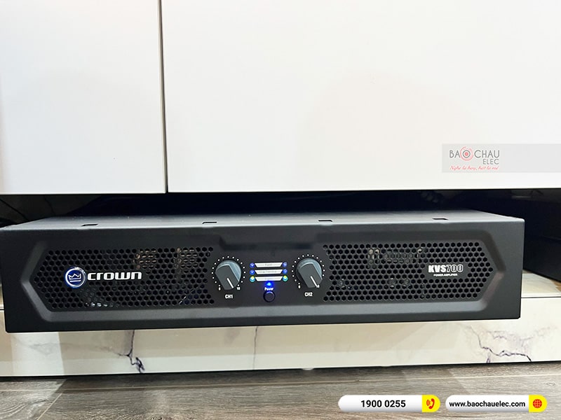 Lắp đặt dàn karaoke RCF cao cấp cho gia đình anh Đạt tại Hà Nội