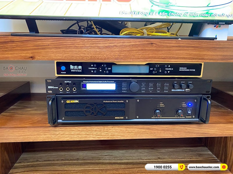 Lắp đặt dàn karaoke gia đình anh Tường tại Hà Nội