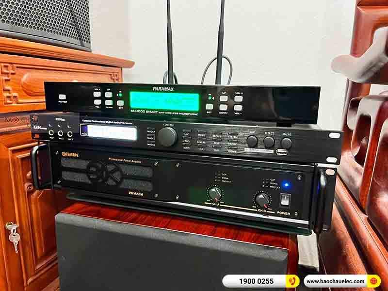 Lắp đặt dàn karaoke gia đình chị Hằng tại Hà Nội