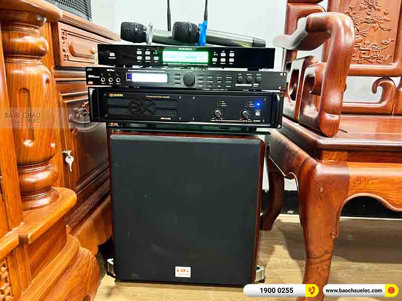 Lắp đặt dàn karaoke gia đình chị Hằng tại Hà Nội