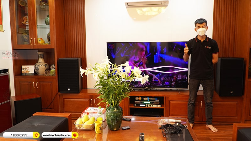 Lắp đặt dàn karaoke gia đình chú Đường tại Hà Nội