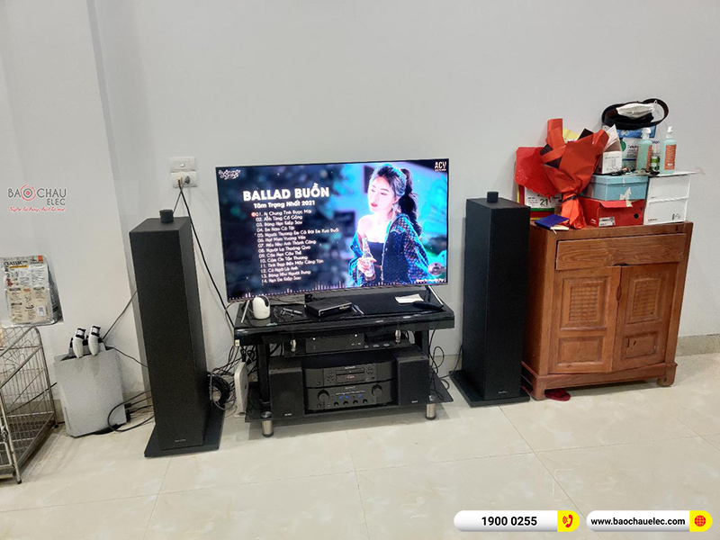 Lắp đặt dàn nghe nhạc anh Quyền tại Hà Nội