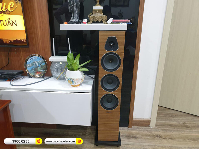 Lắp đặt dàn nghe nhạc sang trọng cho anh Tuấn tại Hà Nội