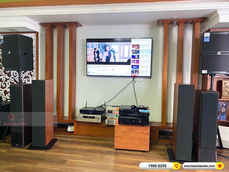 Lắp đặt dàn nghe nhạc chị Chinh tại Hà Nội