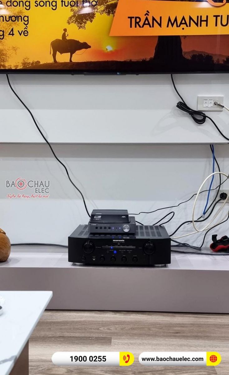 Lắp đặt dàn nghe nhạc chị Nga tại Hà Nội