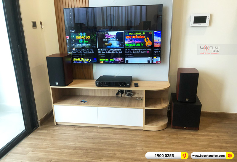 Lắp đặt dàn nghe nhạc nhỏ gọn cho gia đình anh Hậu tại Hà Nội