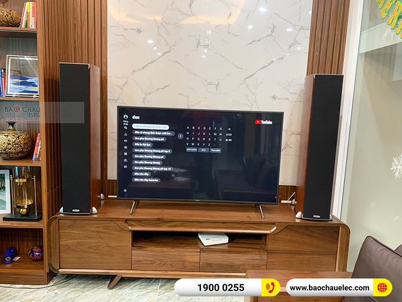 Lắp đặt dàn nghe nhạc – karaoke anh Huy tại Hà Nội