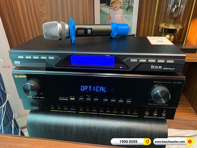 Lắp đặt dàn nghe nhạc – karaoke anh Huy tại Hà Nội