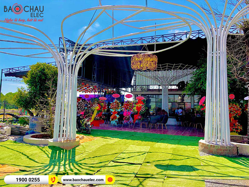 Lắp đặt dàn âm thanh karaoke cho vườn hoa Khánh Bình tại Bình Dương