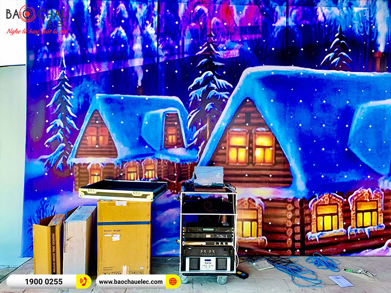 Lắp đặt dàn âm thanh karaoke cho vườn hoa Khánh Bình tại Bình Dương