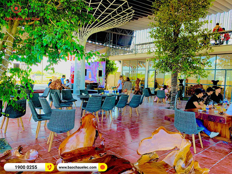 Lắp đặt dàn âm thanh karaoke cho vườn hoa Khánh Bình tại Bình Dương