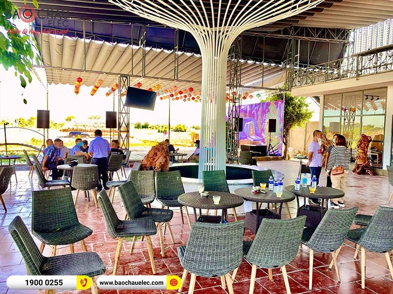 Lắp đặt dàn âm thanh karaoke cho vườn hoa Khánh Bình tại Bình Dương