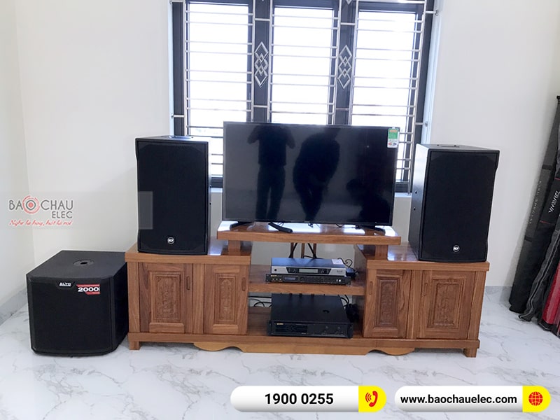 Lắp đặt dàn karaoke gia đình anh Huy tại Nam Định