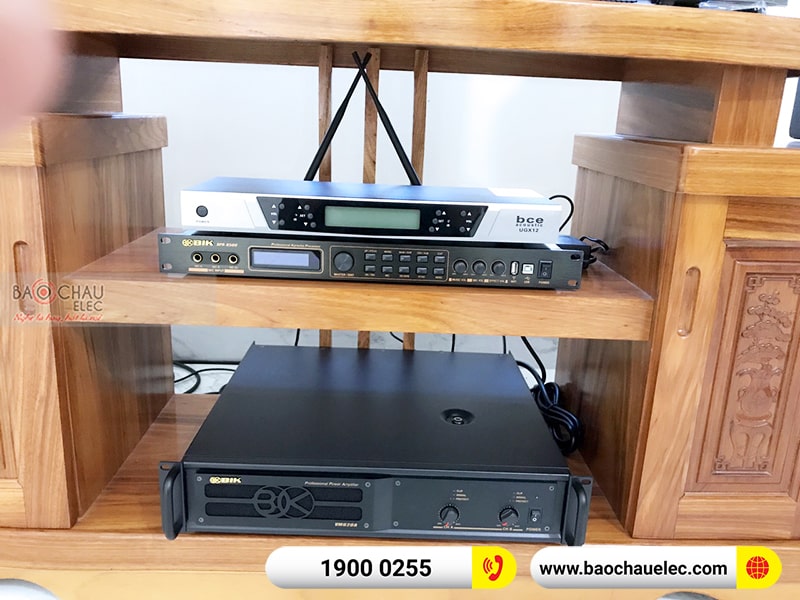 Lắp đặt dàn karaoke gia đình anh Huy tại Nam Định