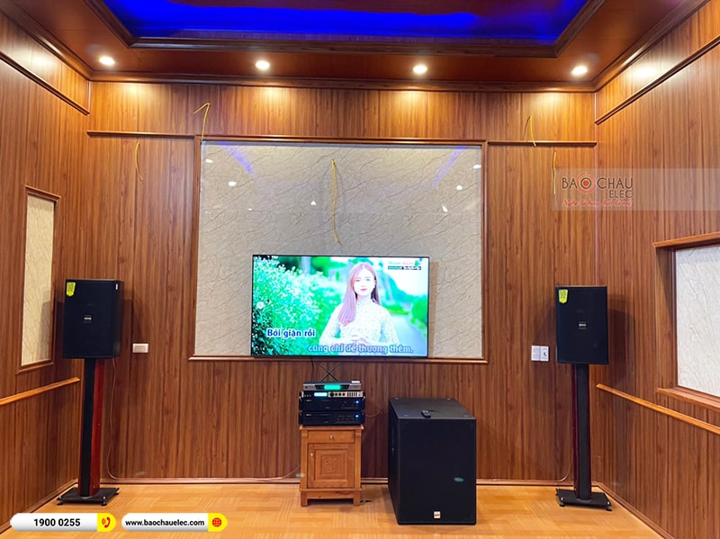 Lắp đặt dàn karaoke cho gia đình anh Sáng tại Bắc Giang