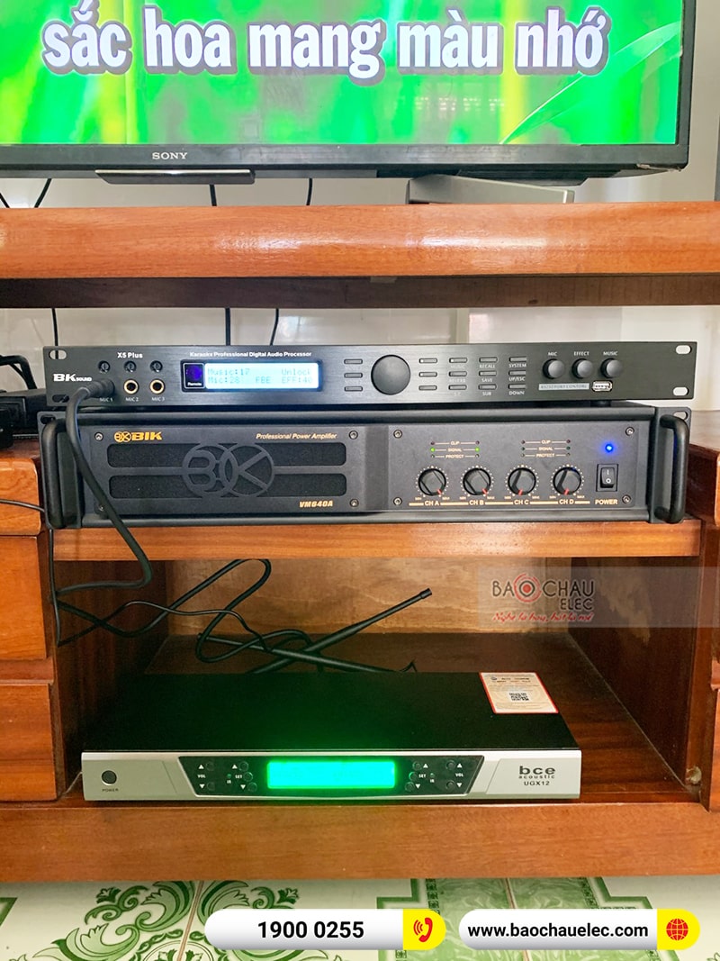 Lắp đặt dàn karaoke gia đình anh Duy tại Quảng Nam