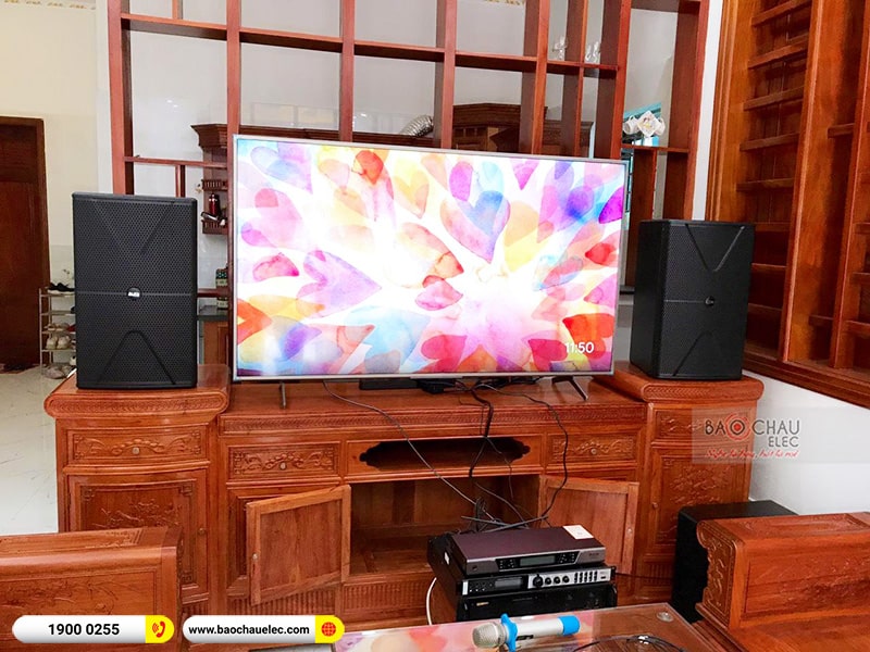 Lắp đặt d&agrave;n karaoke gia đ&igrave;nh chị Sa tại Ninh B&igrave;nh