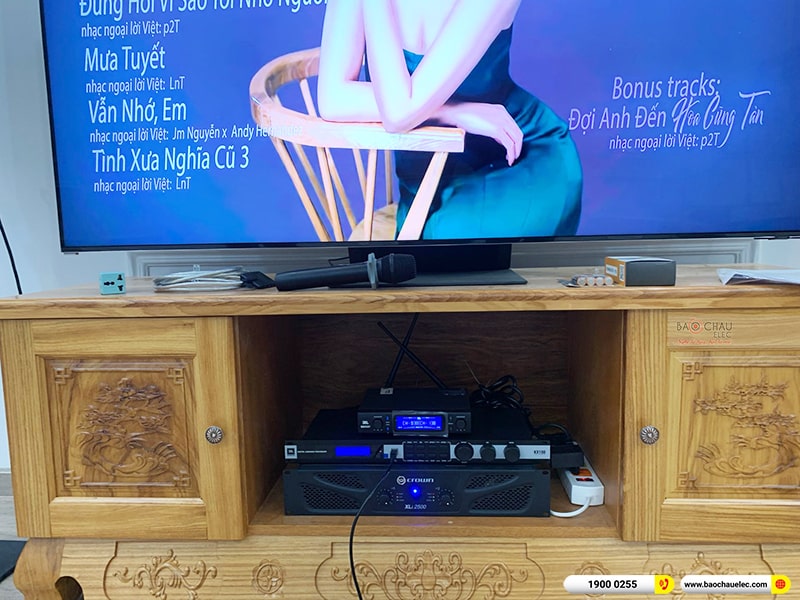 Lắp đặt dàn karaoke trị giá hơn 100 triệu cho anh Ngôn tại Lâm Đồng