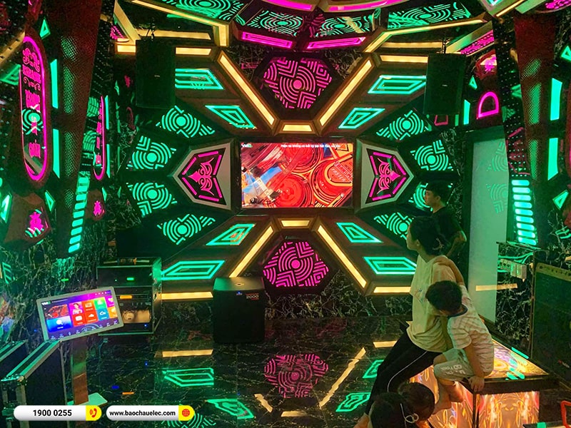 Lắp đặt phòng hát quán karaoke kinh doanh hiện đại cho anh Châu tại Tiền Giang