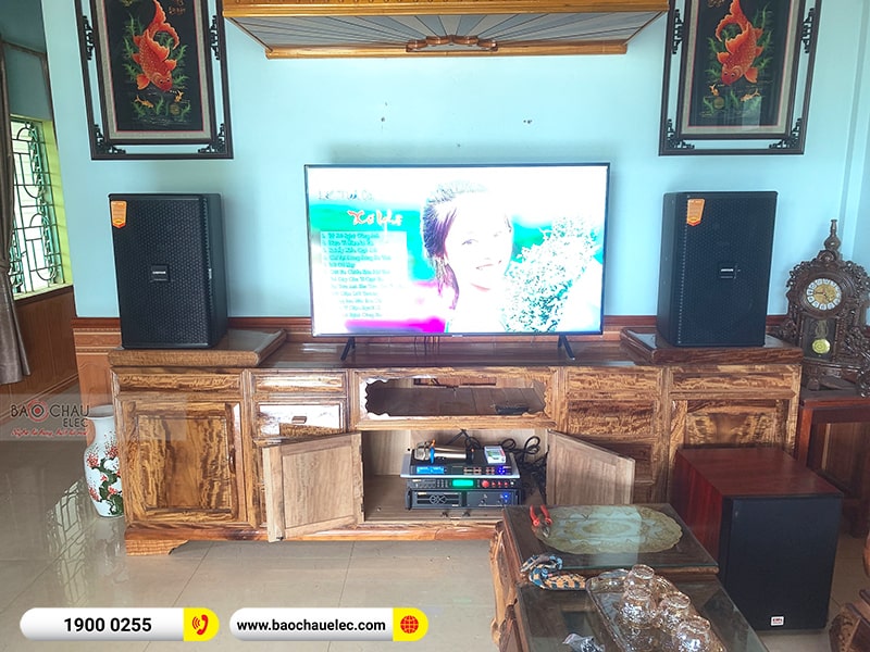 Dàn karaoke của gia đình anh Phú