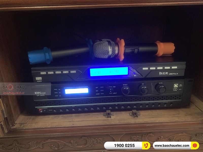 Dàn karaoke của gia đình chị Nhâm