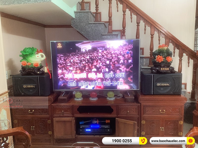 Dàn karaoke của gia đình chị Nhâm