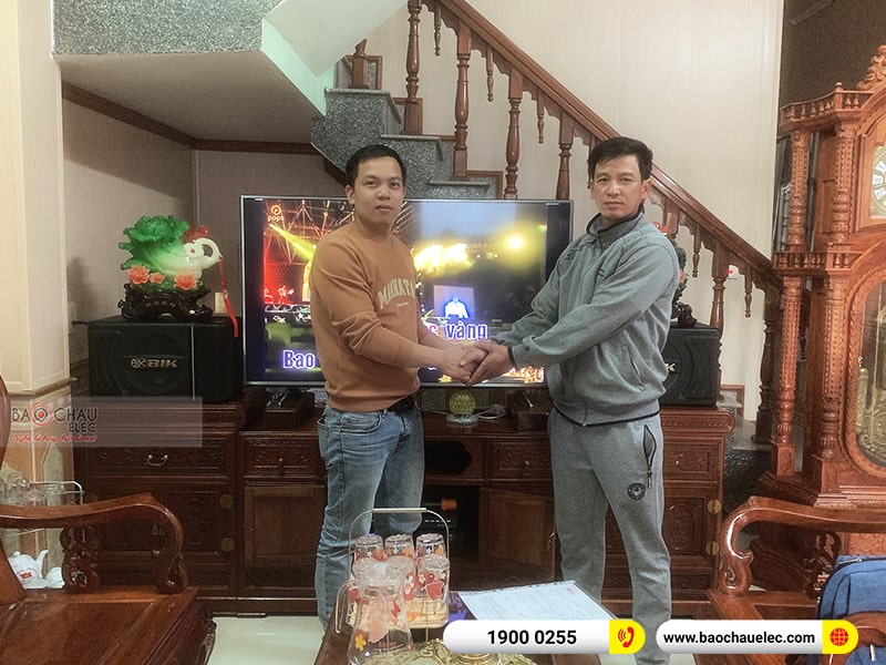 Dàn karaoke của gia đình chị Nhâm