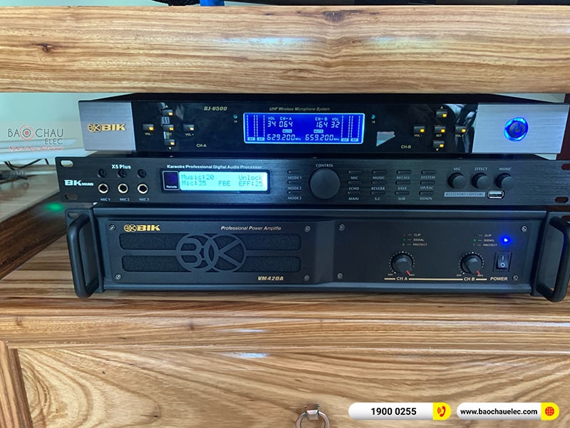 Lắp đặt dàn karaoke trị giá hơn 40 triệu đồng cho chị Huệ tại Thanh Hóa