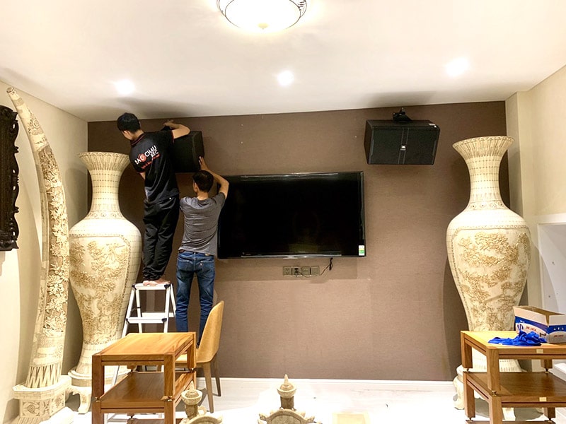 Dàn karaoke JBL VIP cho gia đình anh Hà ở HCM h5