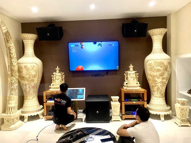 Dàn karaoke JBL VIP cho gia đình anh Hà ở HCM h6