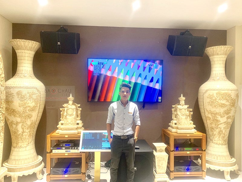 Dàn karaoke JBL VIP cho gia đình anh Hà ở HCM h7