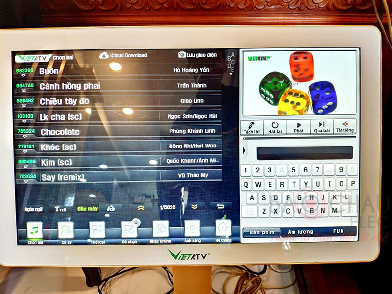 hiển thị sắc nét, chi tiết, giao diện dễ thao tác, sử dụng