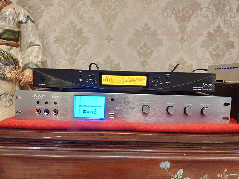 Vang số AAP K9800 New 2020 đóng vai trò chống hú rít và xử lý âm thanh ra loa hay nhất.