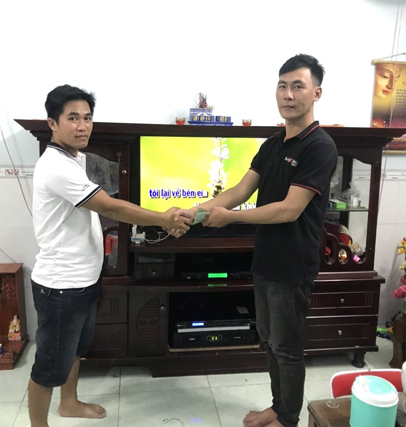 Dàn karaoke BMB cho gia đình anh Lưu ở Bình Chánh h6