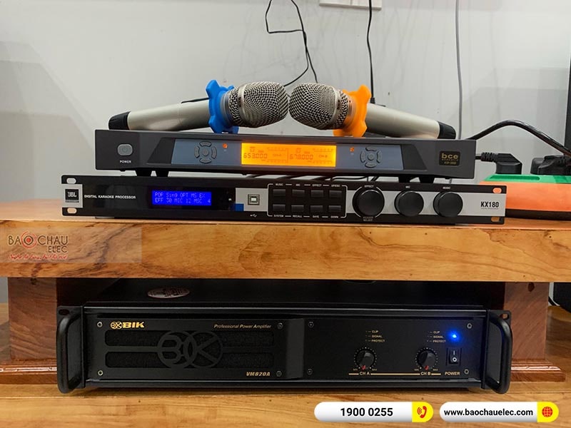 Dàn karaoke của gia đình chị Huyền