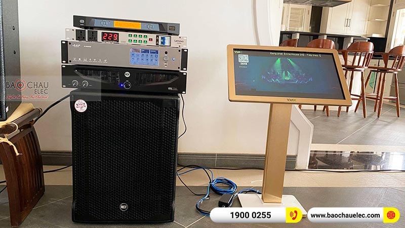 Dàn karaoke của gia đình chị Ninh