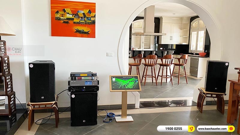 Dàn karaoke của gia đình chị Ninh