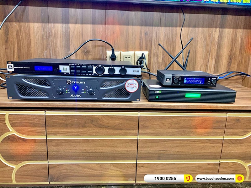 Dàn karaoke của gia đình chị Trinh