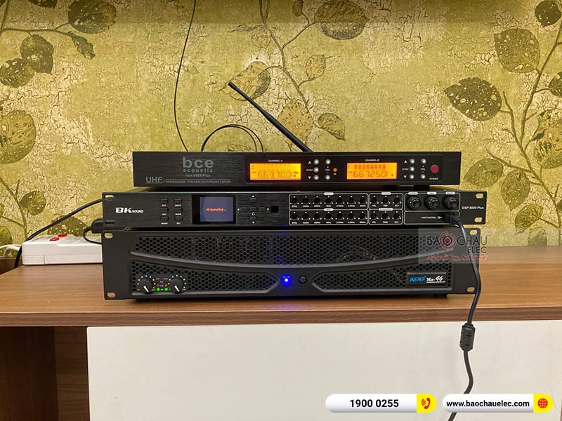 Dàn karaoke của gia đình anh Chí