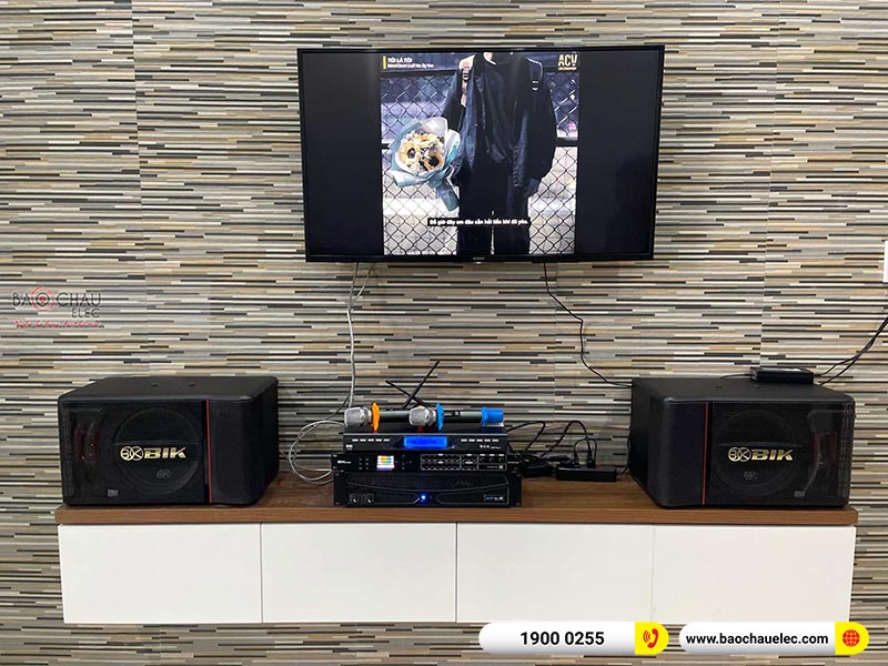 Dàn karaoke của gia đình anh Hải