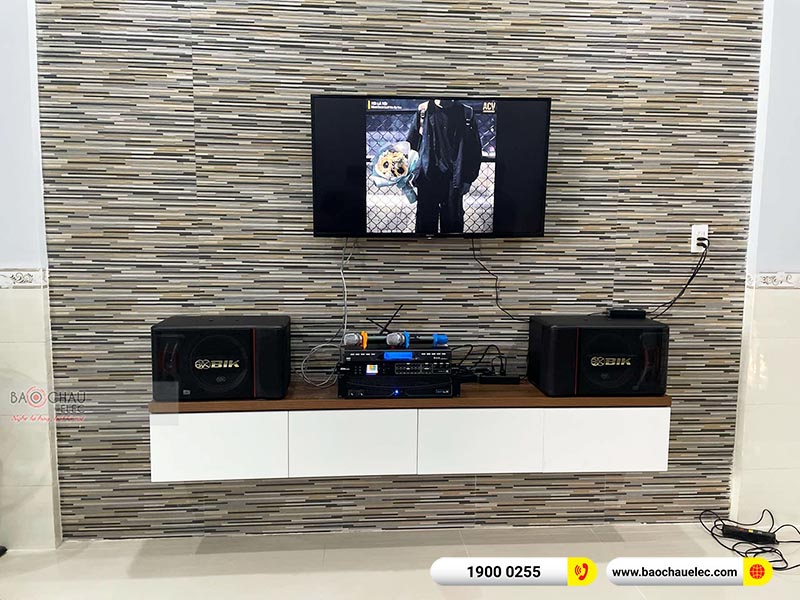 Dàn karaoke của gia đình anh Hải