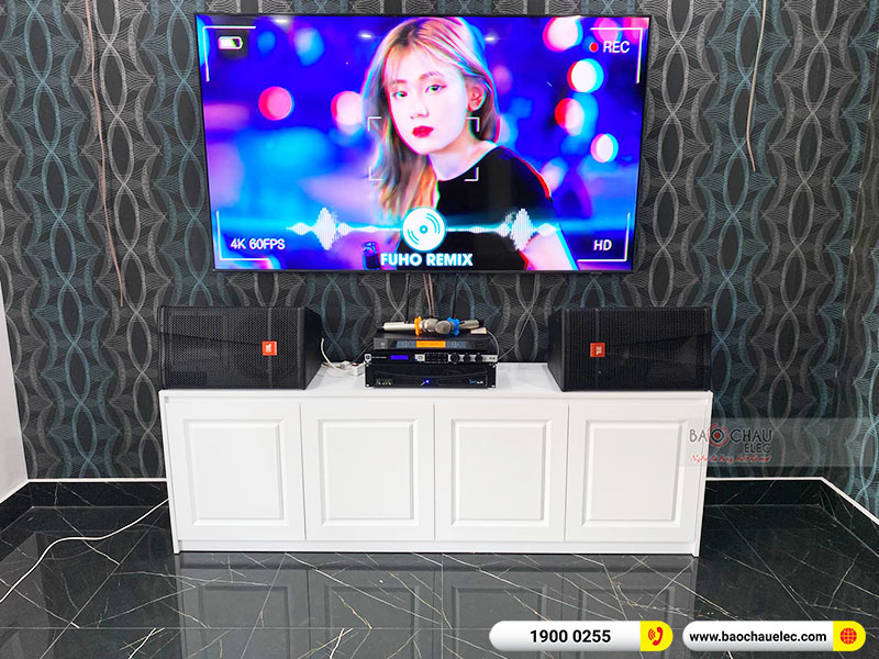 Dàn karaoke của gia đình anh Hân