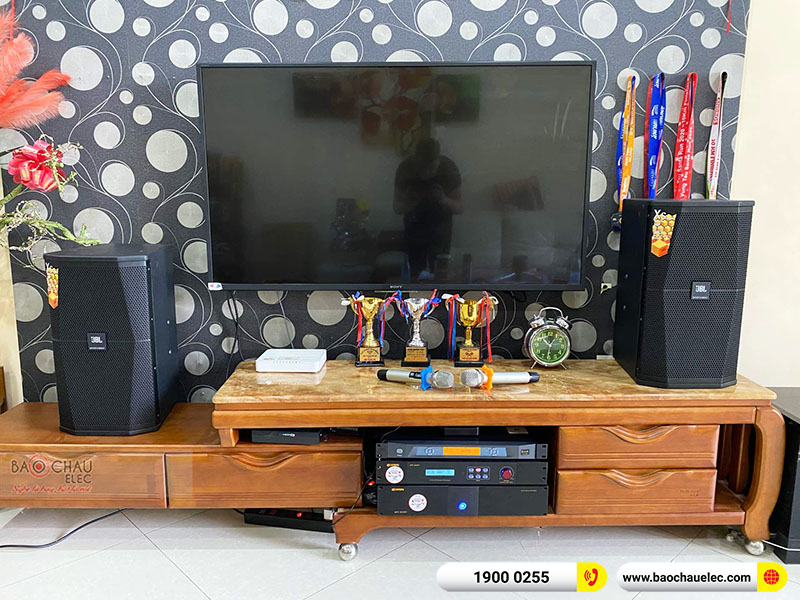 Dàn karaoke của gia đình anh Bắc