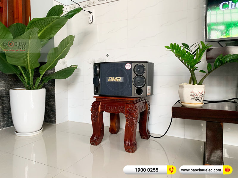 Dàn karaoke của gia đình anh Quân